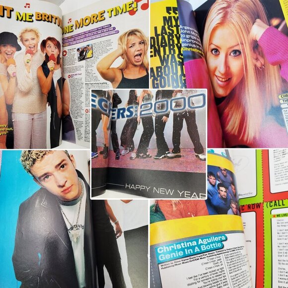 Teen Smash Hits Magazine Britney Spears N'Sync Y2K Aguilera Unread 1999 - Picture 3 of 9